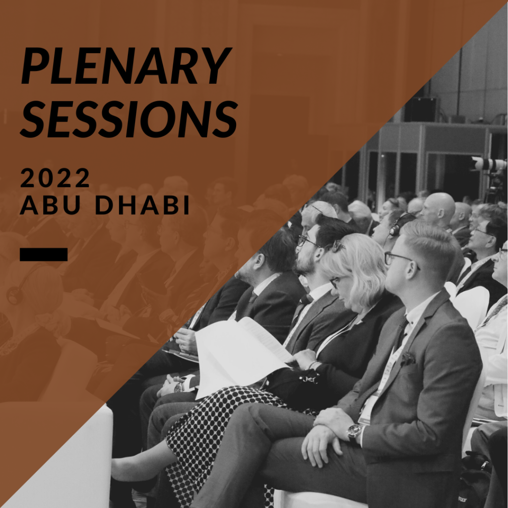 Plenary Sessions 2022